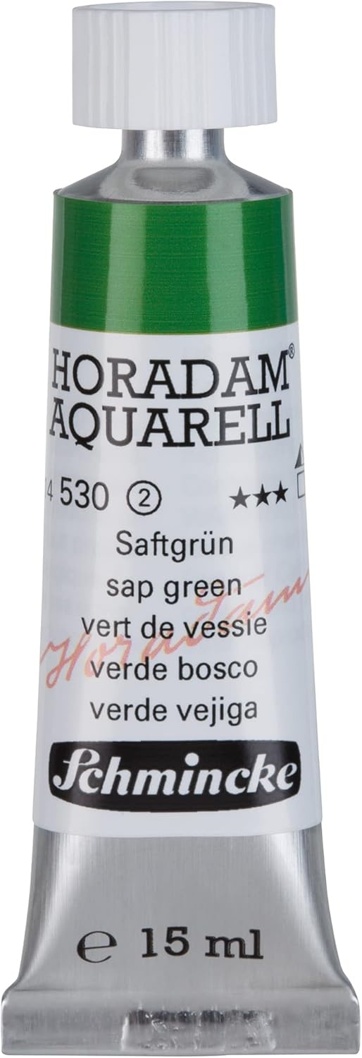 Schmincke – HORADAM® AQUARELL – finest artists’ watercolours, vanadium yellow – 15 ml(530 sap green)