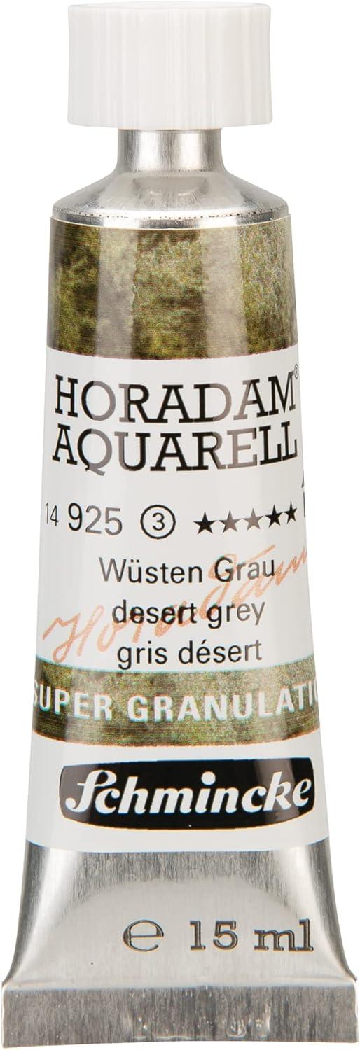 Schmincke – HORADAM® AQUARELL, Super Granulation, 14 983 006 Tundra Violet, 15 ml tube, very strong granulating colors, finest, super granulating watercolors(925 desert grey)