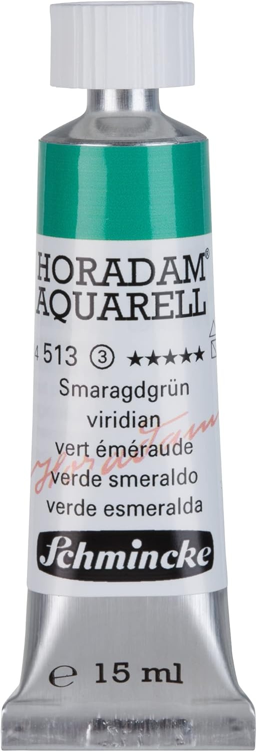 Schmincke – HORADAM® AQUARELL – finest artists’ watercolours, vanadium yellow – 15 ml(513 viridian)