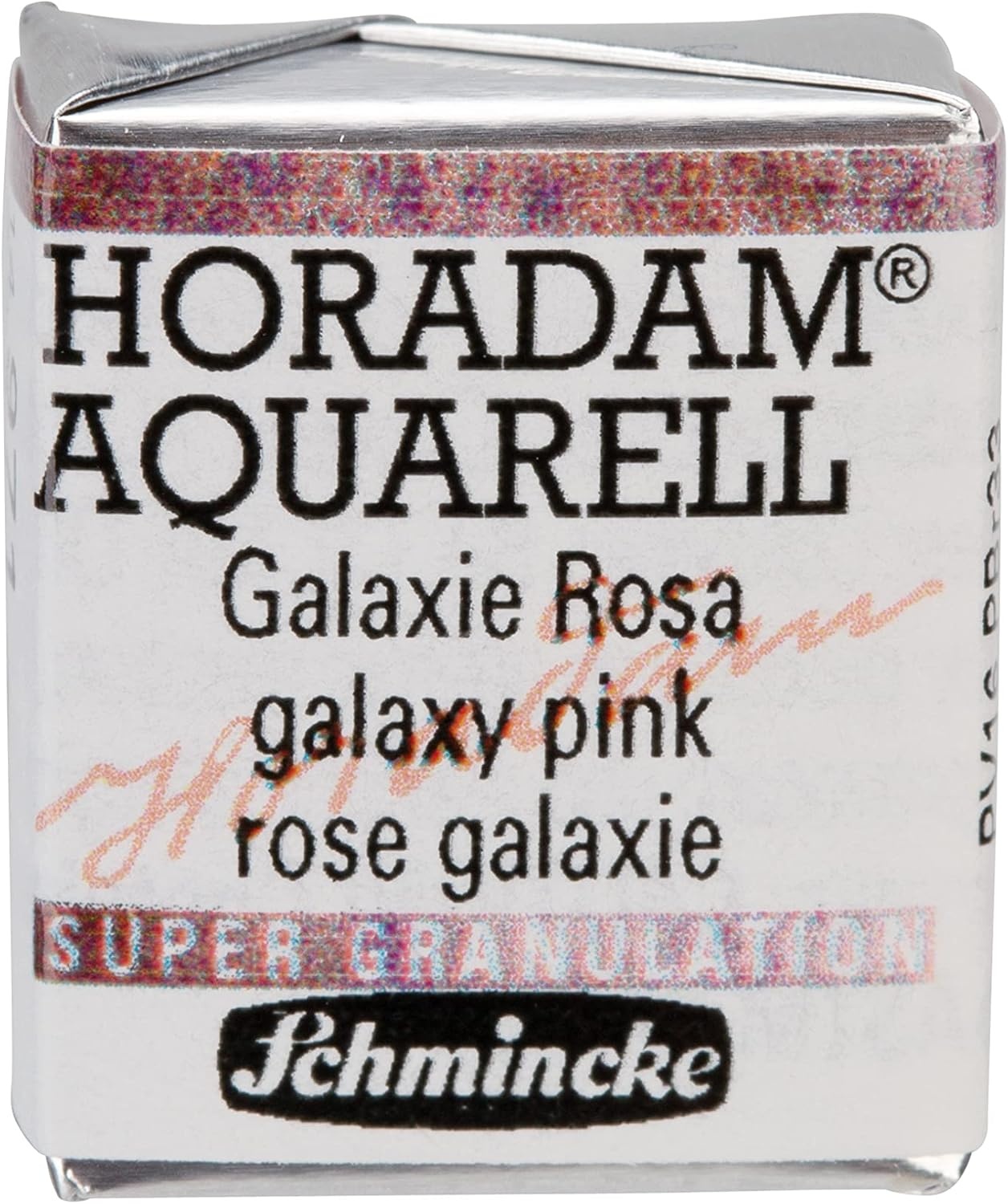 Schmincke – HORADAM® AQUARELL, Super Granulation, 14 916 044 Urban Yellow, 1/2 pans, very strong granulating colors, finest, super granulating watercolors(971 galaxy pink)