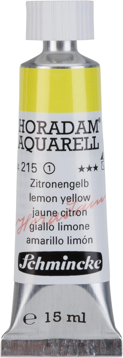 Schmincke – HORADAM® AQUARELL – finest artists’ watercolours, vanadium yellow – 15 ml(215 lemon yellow)