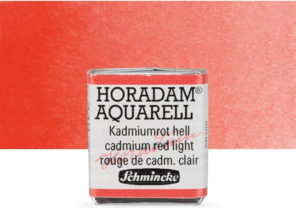Schmincke – HORADAM® AQUARELL – finest artists’ watercolours, vanadium yellow – 15 ml(Red)