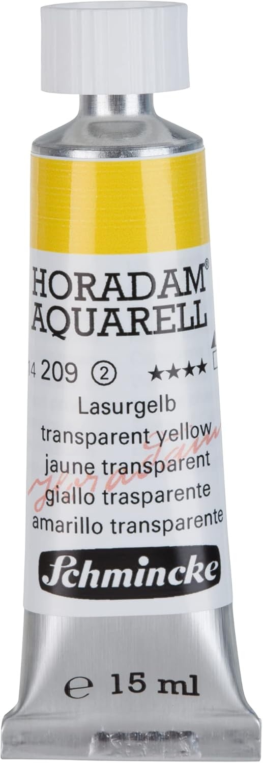 Schmincke – HORADAM® AQUARELL – finest artists’ watercolours, vanadium yellow – 15 ml(209 transparent yellow)