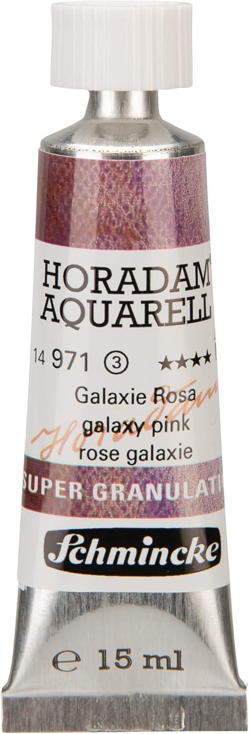 Schmincke – HORADAM® AQUARELL, Super Granulation, 14 983 006 Tundra Violet, 15 ml tube, very strong granulating colors, finest, super granulating watercolors(971 galaxy pink)