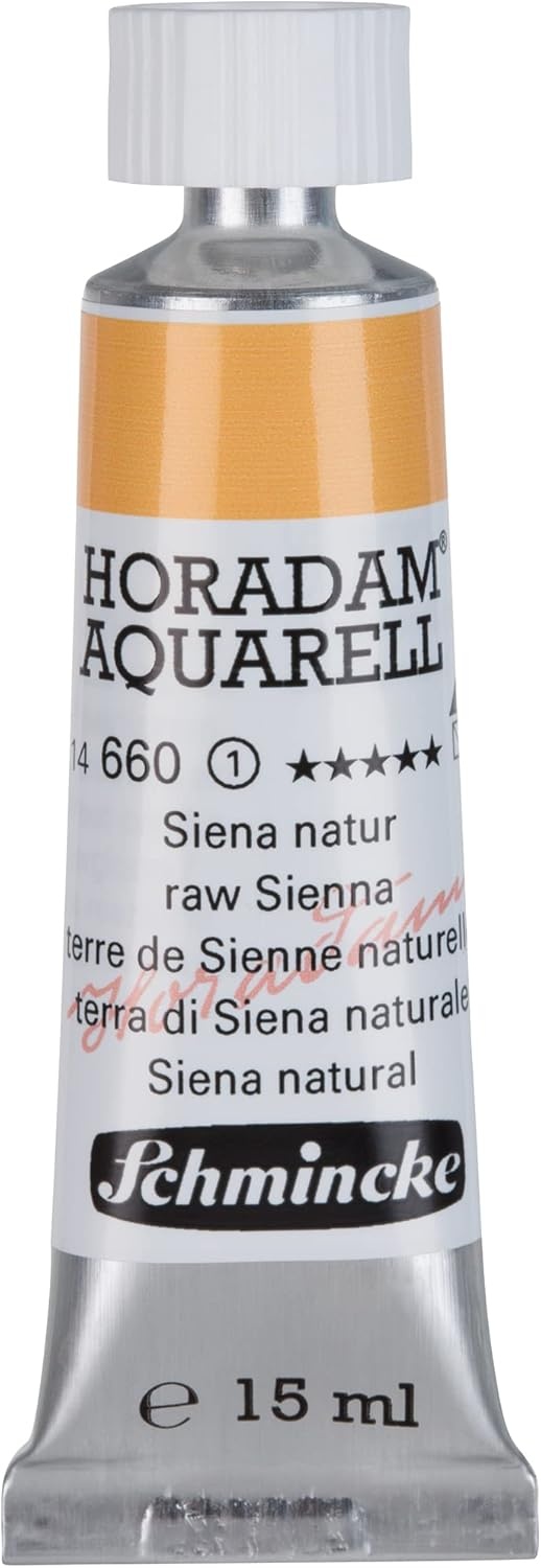 Schmincke – HORADAM® AQUARELL – finest artists’ watercolours, vanadium yellow – 15 ml(660 raw Sienna)