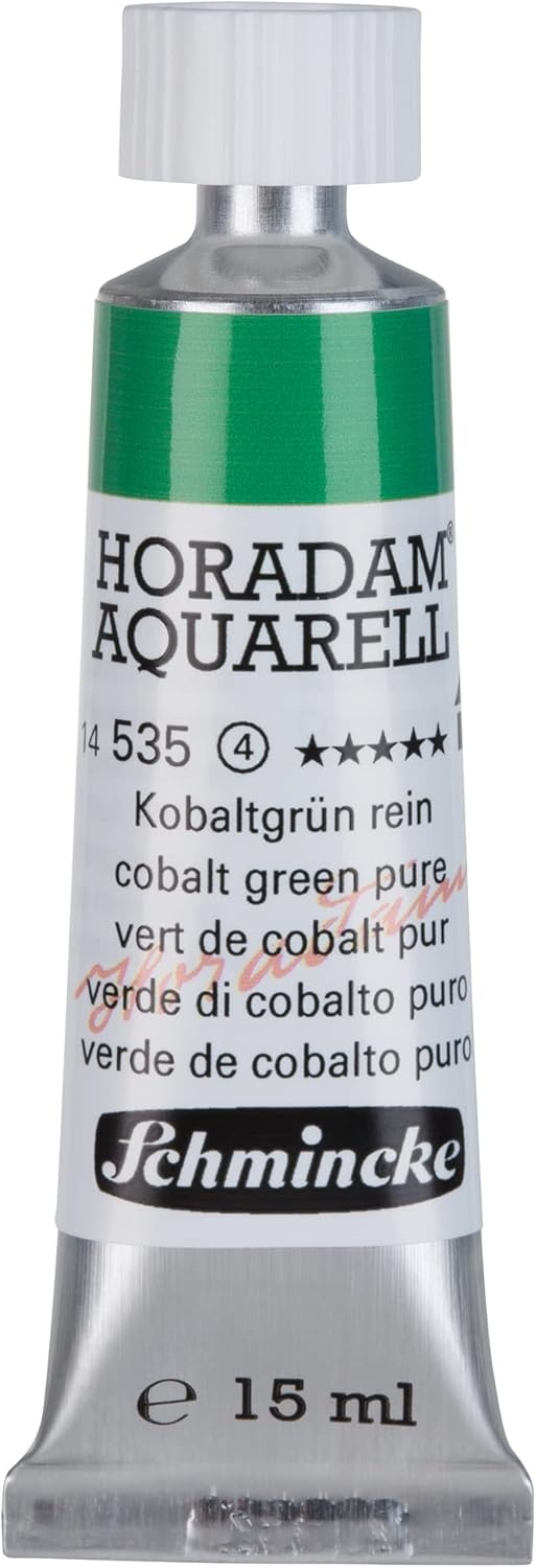 Schmincke – HORADAM® AQUARELL – finest artists’ watercolours, vanadium yellow – 15 ml(535 cobalt green pure)