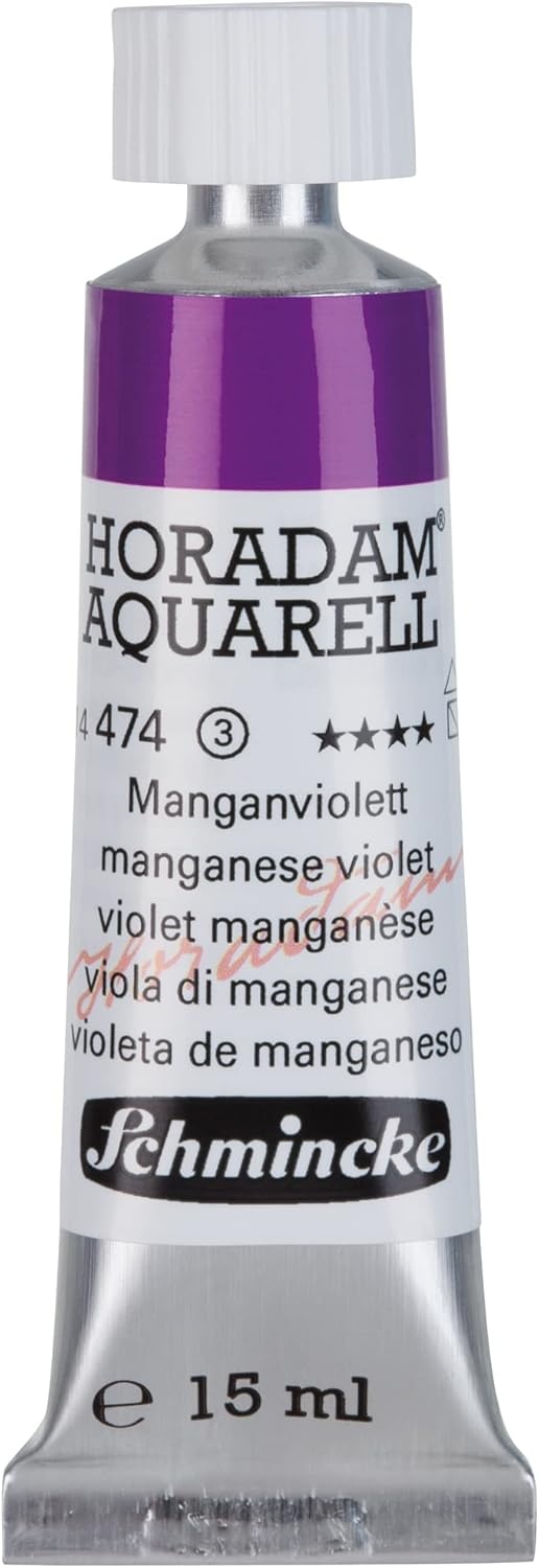 Schmincke – HORADAM® AQUARELL – finest artists’ watercolours, vanadium yellow – 15 ml(474 manganese violet)
