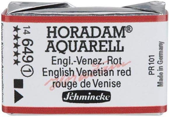 Schmincke – HORADAM® AQUARELL – finest artists’ watercolours, vanadium yellow – 15 ml(English Venetian Red)