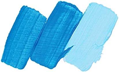 Schmincke – College Oil, College Cyan in 200 ml tube, 31430015, Artists’ oil colors, proven artists’ pigments and natural vegetable oils, good lightfastness