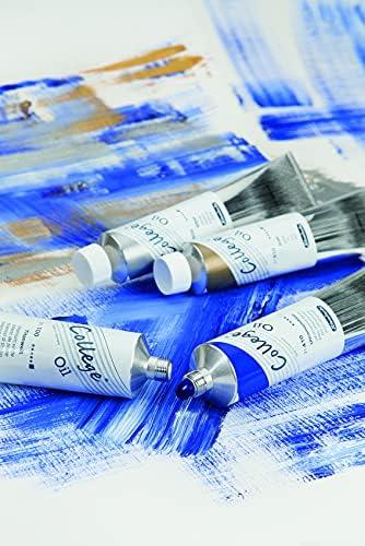 Schmincke – College Oil, Prussian blue in 200 ml tube, 31440015, Artists’ oil colors, proven artists’ pigments and natural vegetable oils, good lightfastness