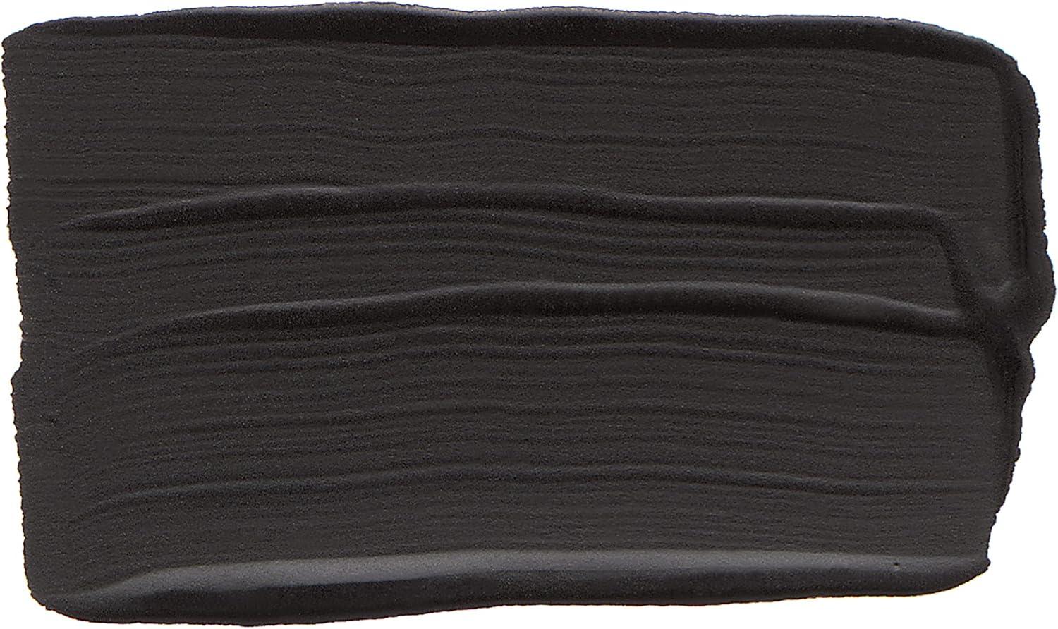 Schmincke – College® Acrylic, Black in 75 ml tube, 33710013, Acrylic paint with artist pigments in high concentration, opaque and glazing, lightfast, silk matt
