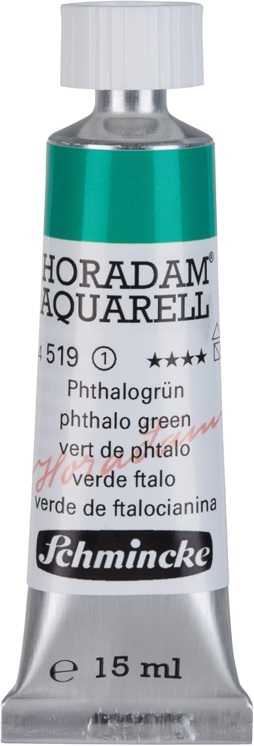 Schmincke – HORADAM® AQUARELL – finest artists’ watercolours, vanadium yellow – 15 ml(519 phthalo green)
