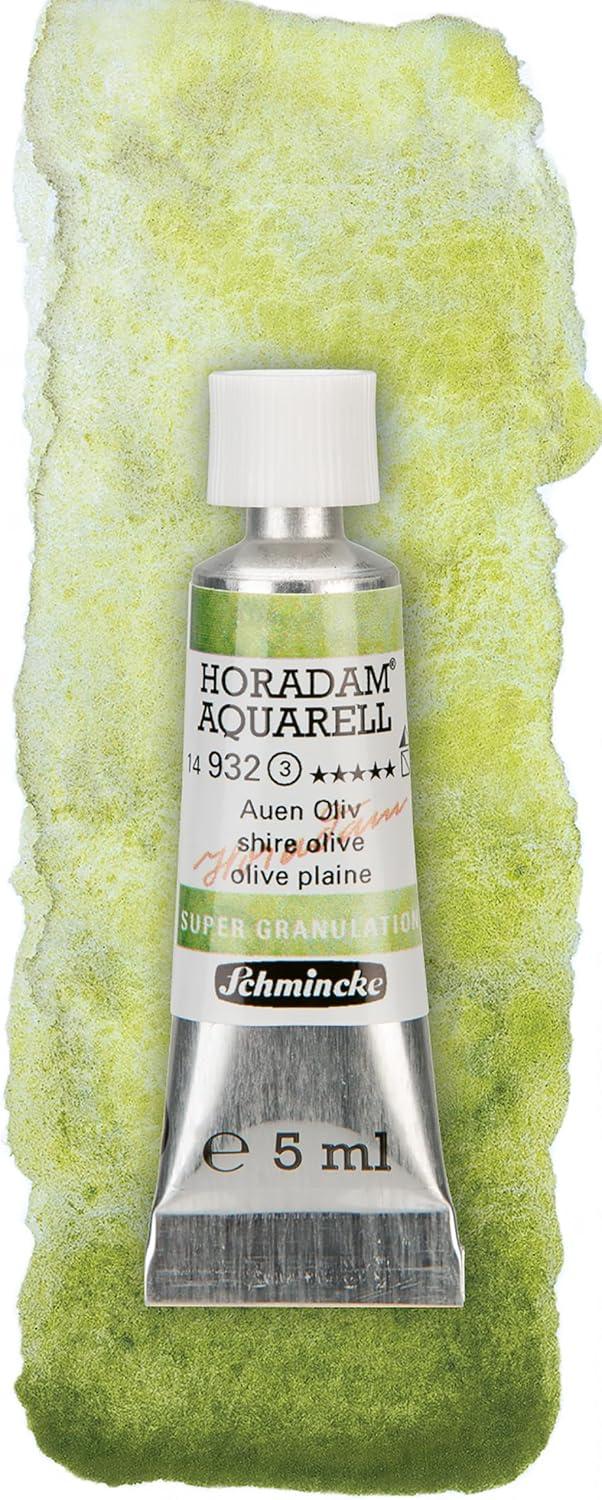 Schmincke Horadam® Aquarell, Super Granulation Trio Galaxy, 5 ml Tubes, 74 615 097, Cardboard Set, Very Strong Granulating colors, Finest, Super Granulating Watercolors(Shire)