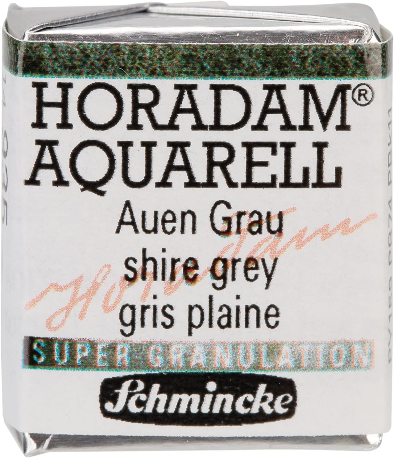 Schmincke – HORADAM® AQUARELL, Super Granulation, 14 916 044 Urban Yellow, 1/2 pans, very strong granulating colors, finest, super granulating watercolors(935 shire grey)