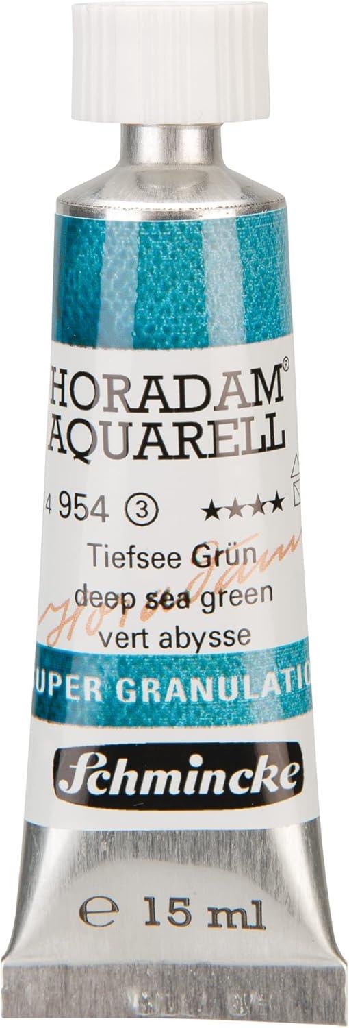 Schmincke – HORADAM® AQUARELL, Super Granulation, 14 983 006 Tundra Violet, 15 ml tube, very strong granulating colors, finest, super granulating watercolors(954 deep sea green)