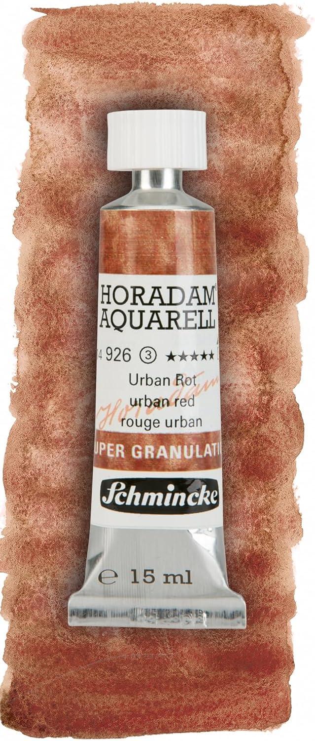 Schmincke – HORADAM® AQUARELL, Super Granulation, 14 983 006 Tundra Violet, 15 ml tube, very strong granulating colors, finest, super granulating watercolors(926 urban red)