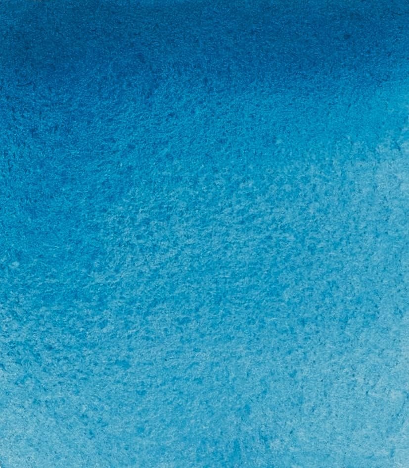 Schmincke – HORADAM® AQUARELL – Finest Artists’ Watercolors, 356 Rose Madder, 14 356 044, 1/2 pan(499 Cobalt Cerulean)