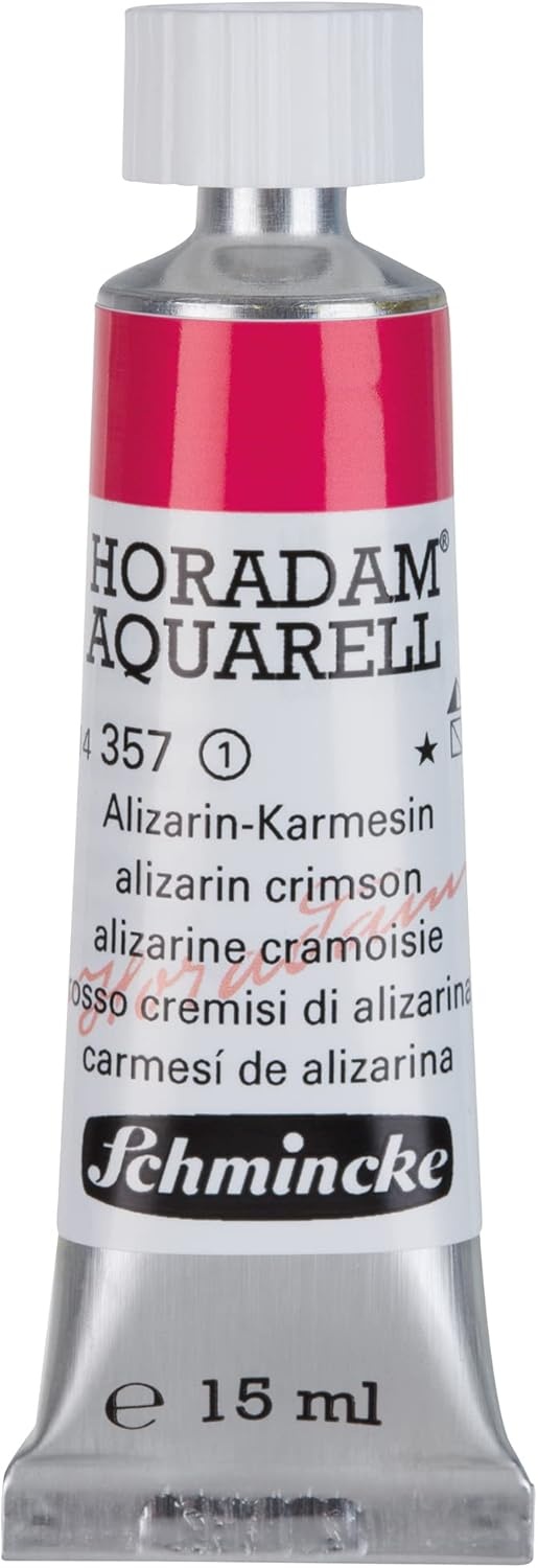 Schmincke – HORADAM® AQUARELL – finest artists’ watercolours, vanadium yellow – 15 ml(357 alizarin crimson)