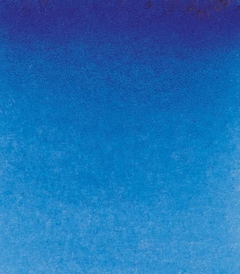 Schmincke – HORADAM® AQUARELL – Finest Artists’ Watercolors, 356 Rose Madder, 14 356 044, 1/2 pan(477 Phthalo Sapphire Blue)