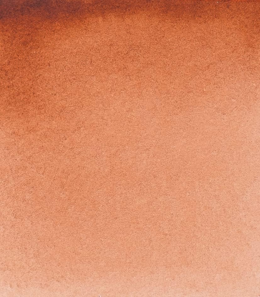 Schmincke – HORADAM® AQUARELL – Finest Artists’ Watercolors, 356 Rose Madder, 14 356 044, 1/2 pan(661 Burnt Sienna)