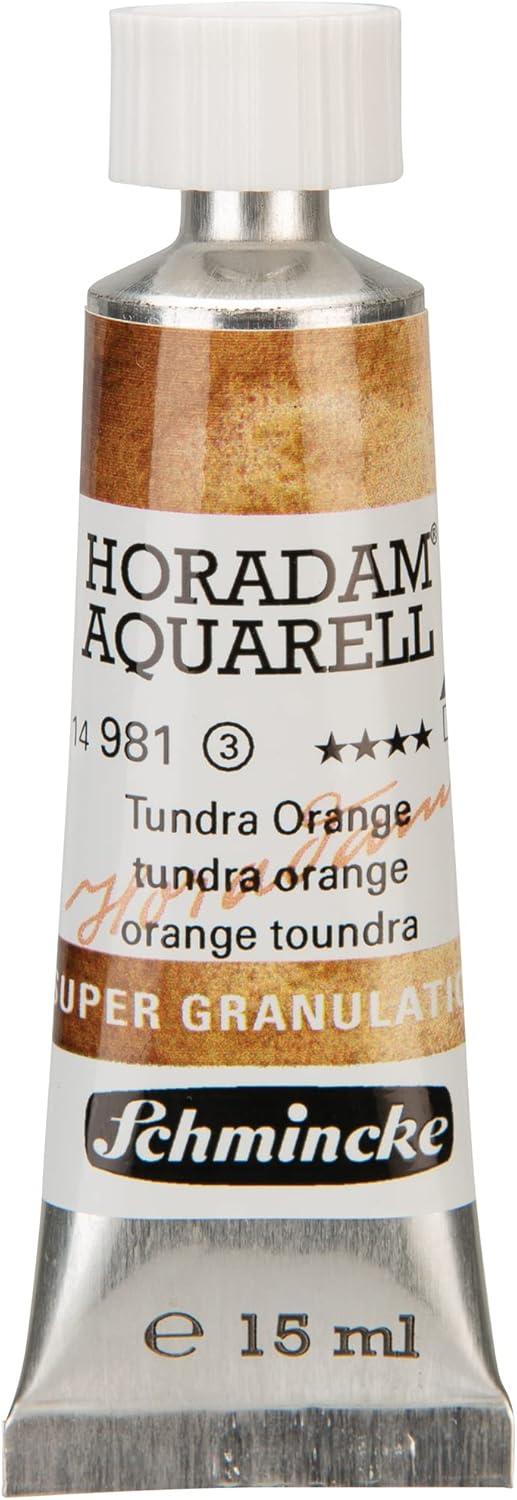 Schmincke – HORADAM® AQUARELL, Super Granulation, 14 983 006 Tundra Violet, 15 ml tube, very strong granulating colors, finest, super granulating watercolors(981 tundra orange)