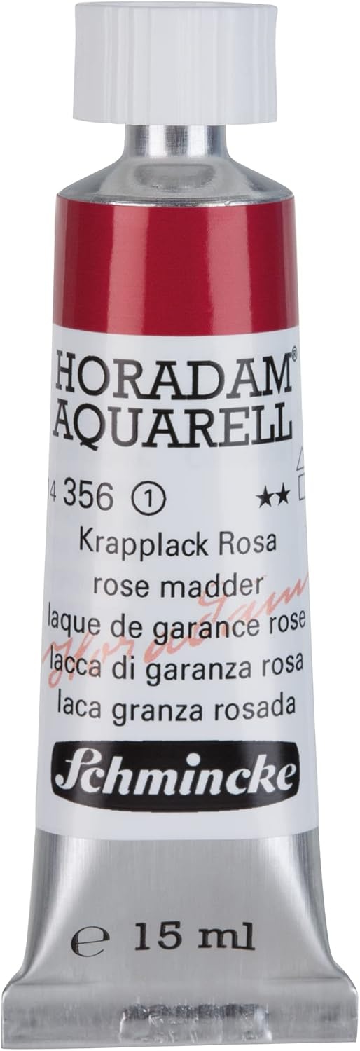 Schmincke – HORADAM® AQUARELL – finest artists’ watercolours, vanadium yellow – 15 ml(356 rose madder)