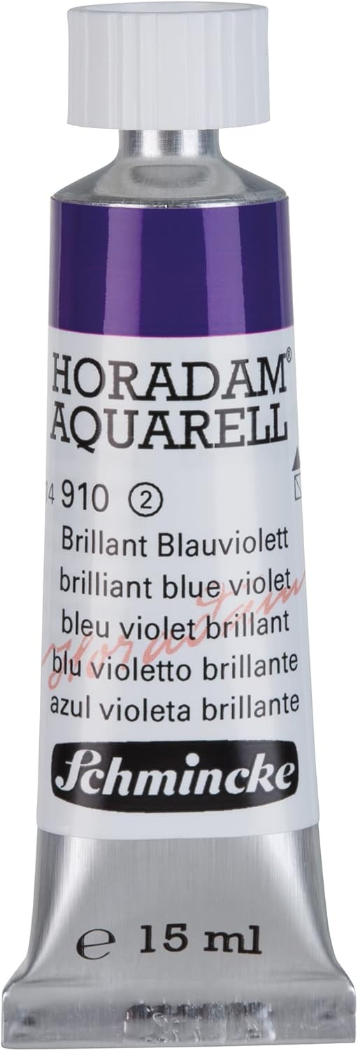 Schmincke – HORADAM® AQUARELL – finest artists’ watercolours, vanadium yellow – 15 ml(910 brilliant blue violet)