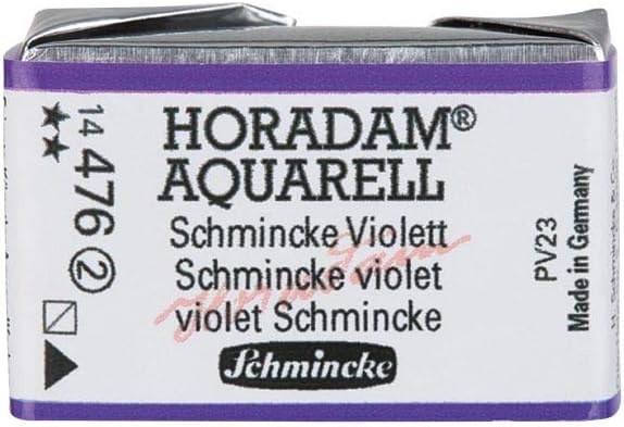 Schmincke – HORADAM® AQUARELL – finest artists’ watercolours, vanadium yellow – 15 ml(476 Purple from Schmincke)