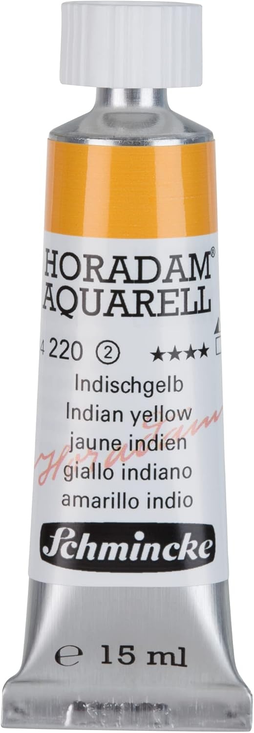 Schmincke – HORADAM® AQUARELL – finest artists’ watercolours, vanadium yellow – 15 ml(222 yellow orange)