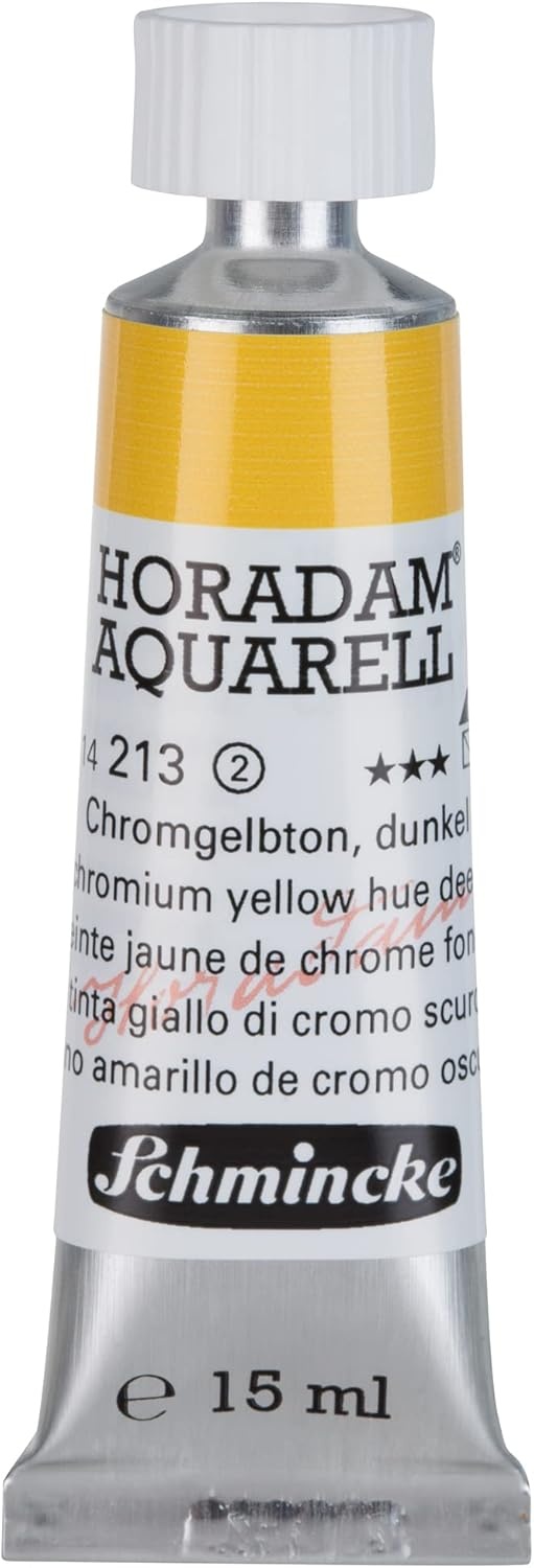 Schmincke – HORADAM® AQUARELL – finest artists’ watercolours, vanadium yellow – 15 ml(213 chromium yellow hue deep)