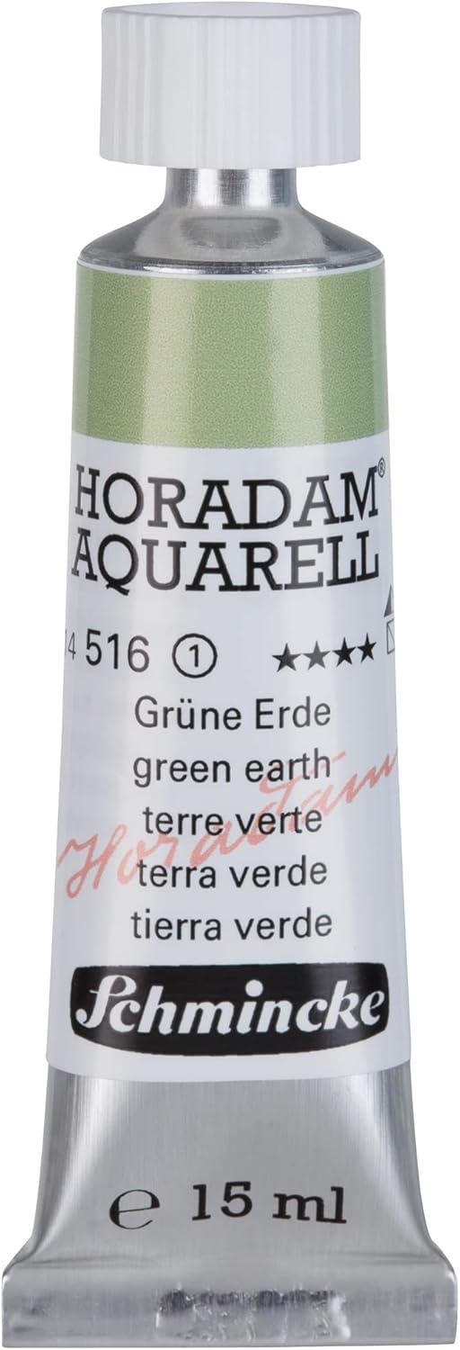Schmincke – HORADAM® AQUARELL – finest artists’ watercolours, vanadium yellow – 15 ml(516 green earth)