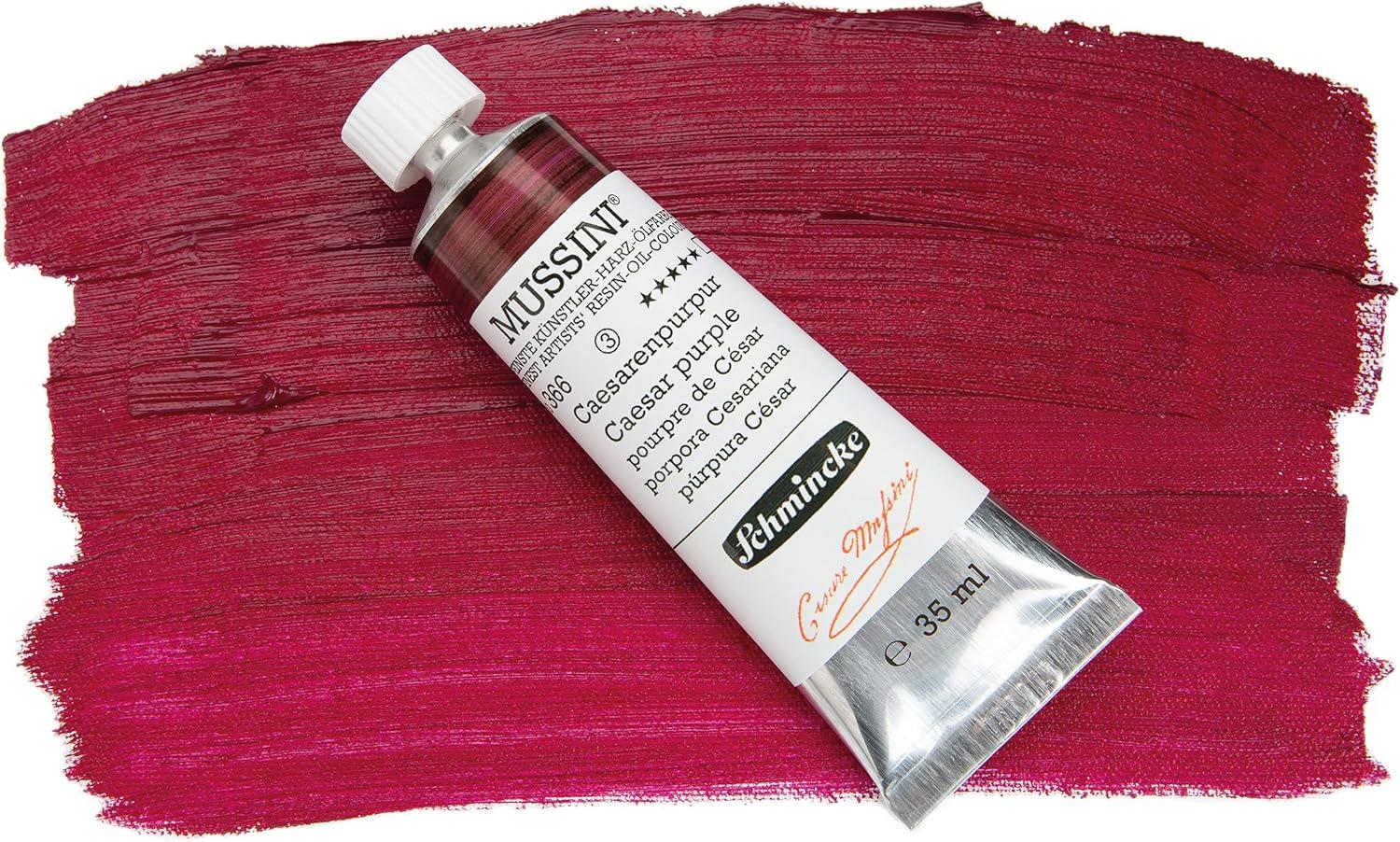 Schmincke – MUSSINI® Finest Resin Oil Colors Premium Wooden Box Oil Painting, 15 x 35 ml Set, 70 615 097,White 150 ml, Terpin, Palette Plug, 3 Brushes, Palette Knife, etc.(15 x 1.18 Fl Oz + accessories)
