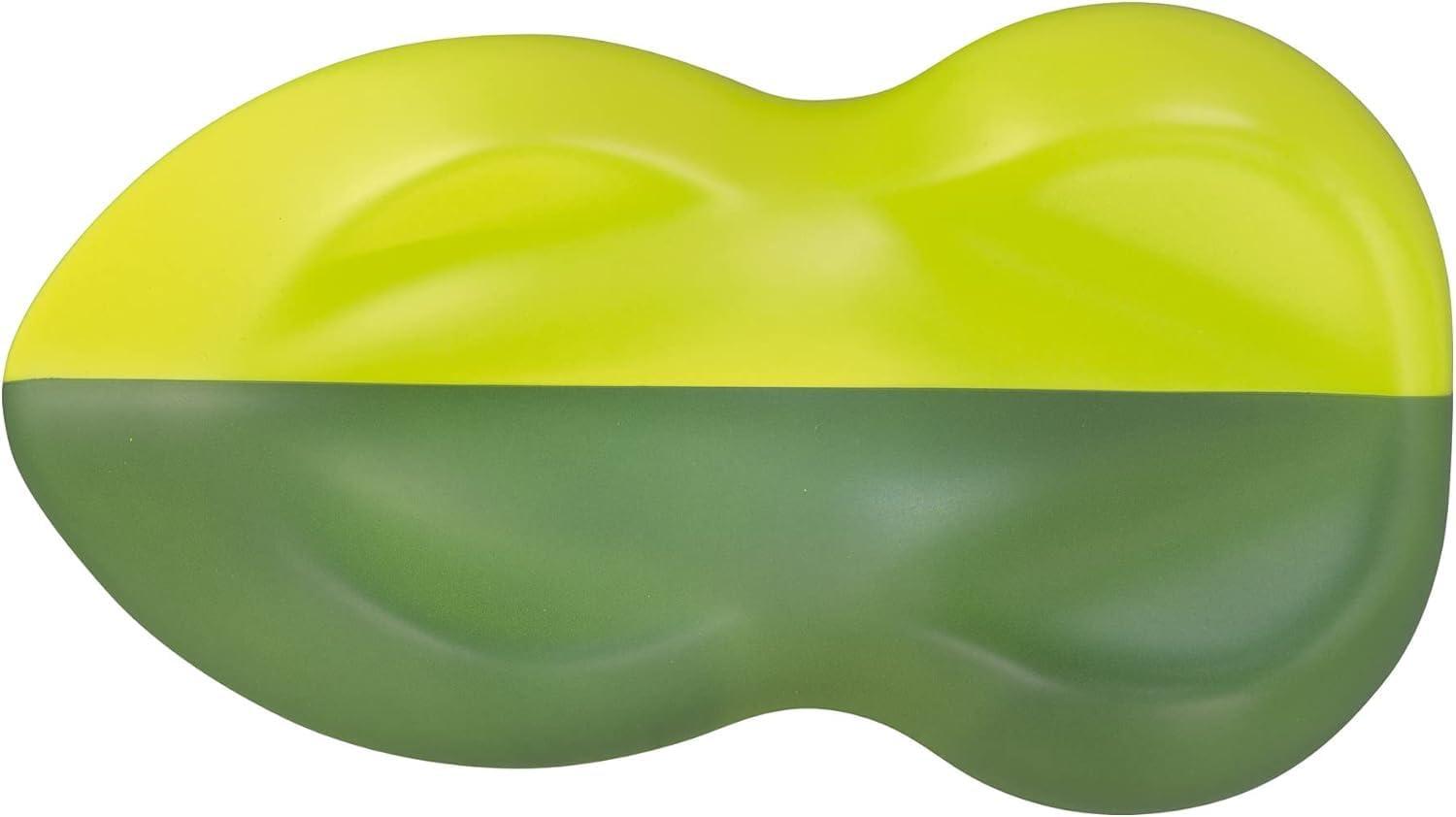 Schmincke – AERO COLOR® Professional – finest liquid, high color acrylic paint, airbrush, mixed media, acrylic ink, AERO METALLIC brill. gold – 28 ml(200 titanium yellow green shade)