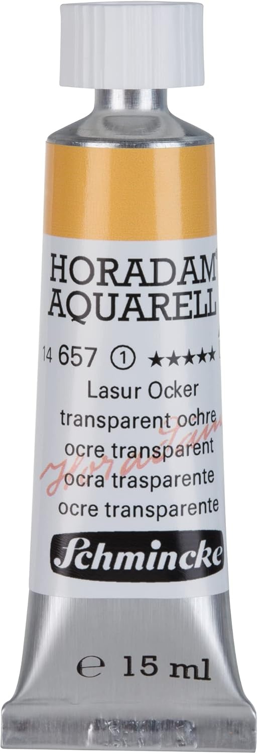 Schmincke – HORADAM® AQUARELL – finest artists’ watercolours, vanadium yellow – 15 ml(657 transparent ochre)