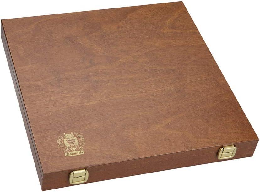 Schmincke – Pastel, empty box for 45 colors, 77 945 097, large wooden box for 45 pastel pencils, for individual filling with finest pastels