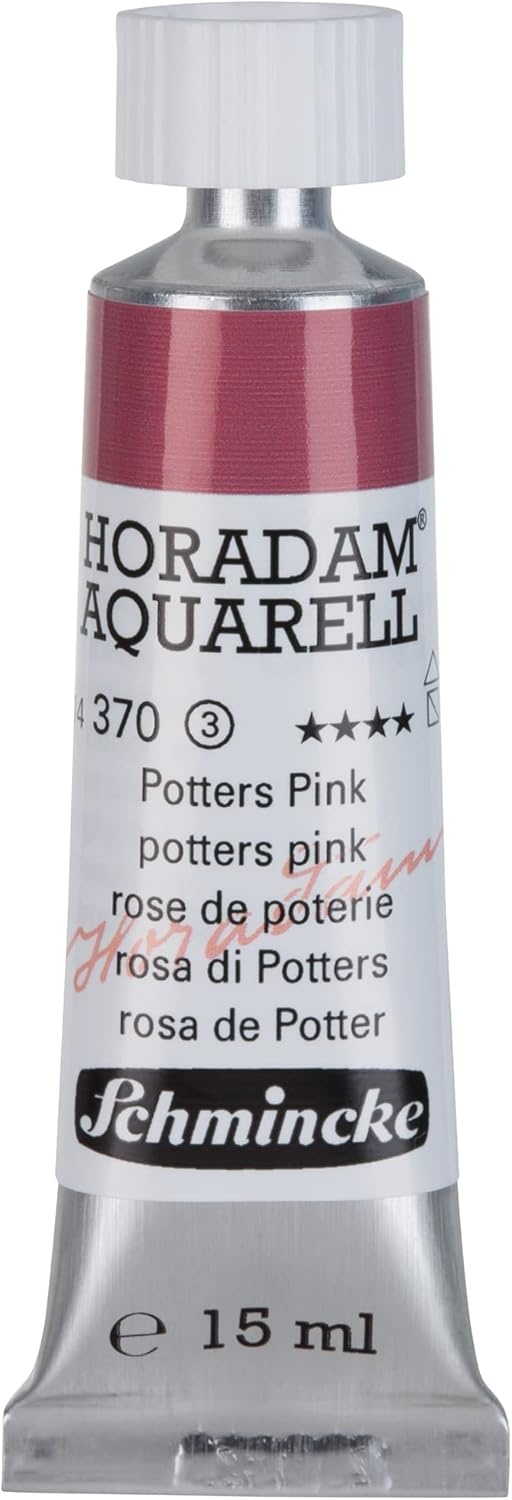 Schmincke – HORADAM® AQUARELL – finest artists’ watercolours, vanadium yellow – 15 ml(370 potters pink)