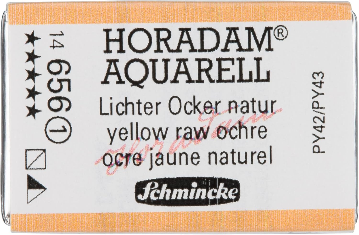 Schmincke – HORADAM® AQUARELL – finest artists’ watercolours, vanadium yellow – 15 ml(Yellow)
