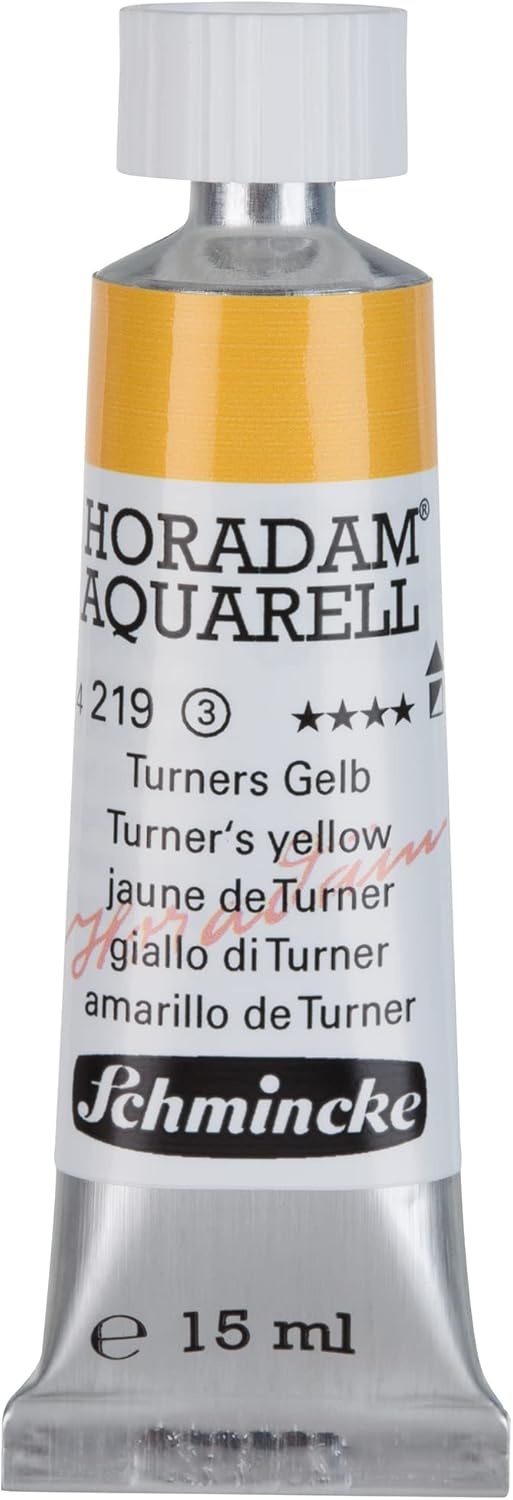 Schmincke – HORADAM® AQUARELL – finest artists’ watercolours, vanadium yellow – 15 ml(219 Turner`s yellow)