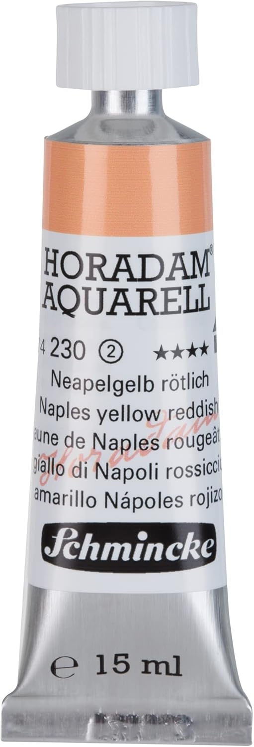 Schmincke – HORADAM® AQUARELL – finest artists’ watercolours, vanadium yellow – 15 ml(230 Naples yellow reddish)