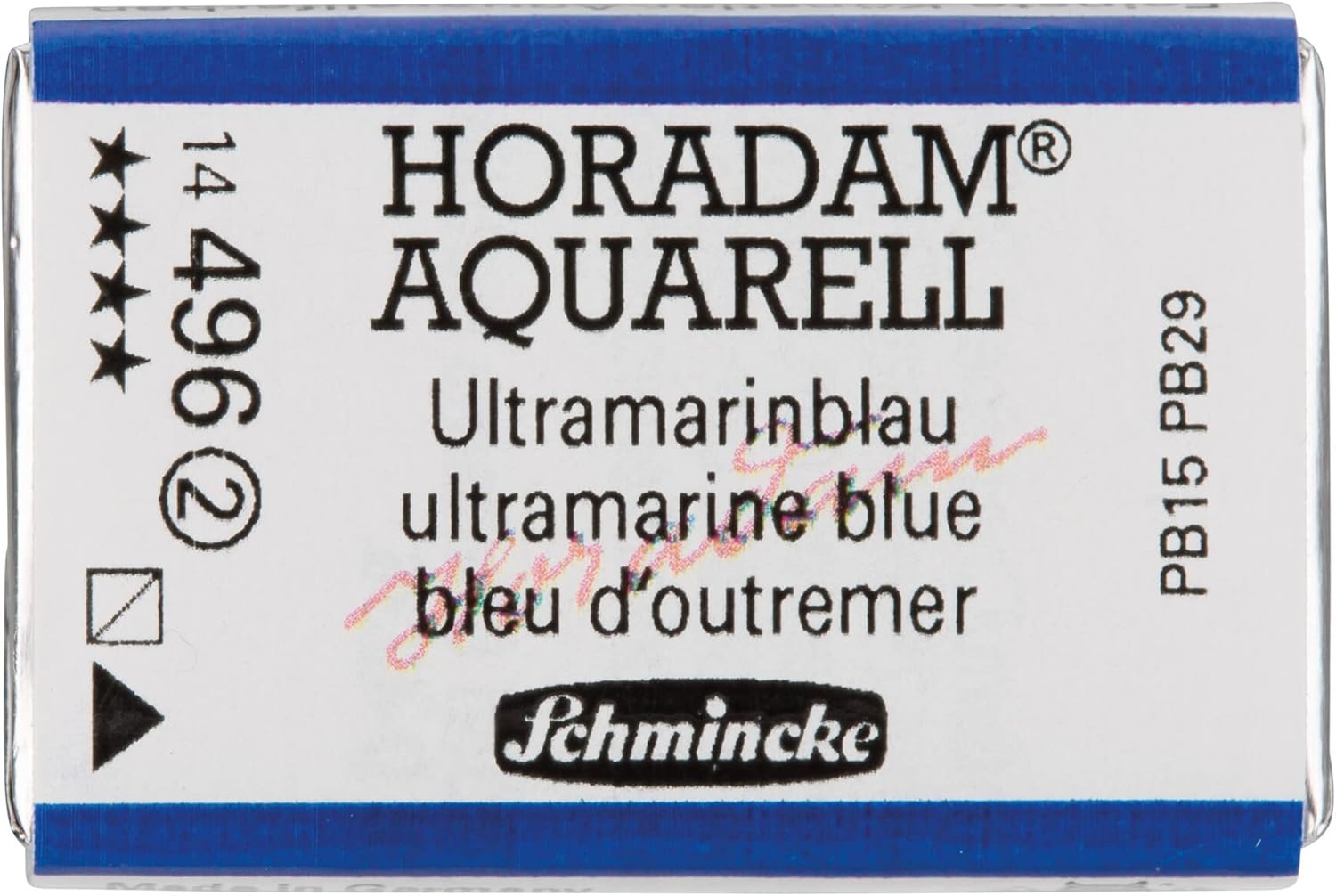 Schmincke – HORADAM® AQUARELL – finest artists’ watercolours, vanadium yellow – 15 ml(Blue)