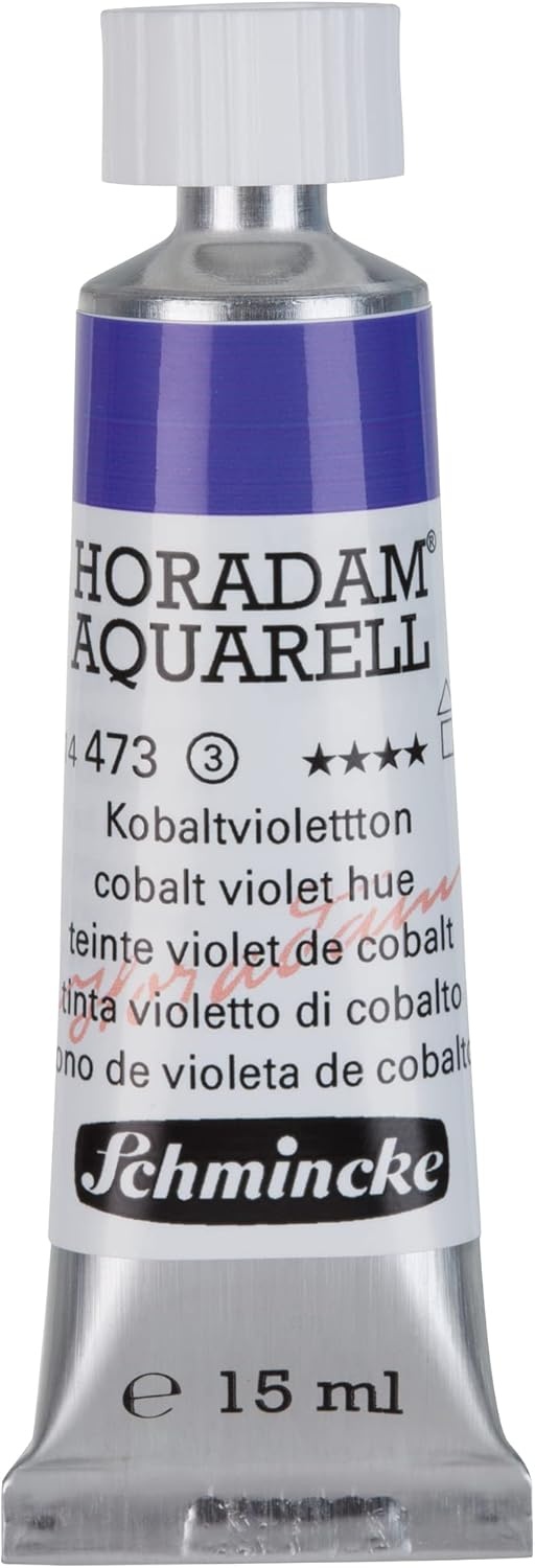 Schmincke – HORADAM® AQUARELL – finest artists’ watercolours, vanadium yellow – 15 ml(473 cobalt violet hue)