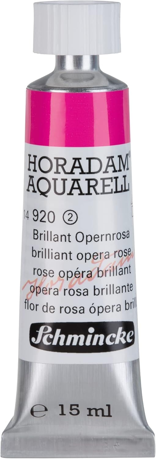 Schmincke – HORADAM® AQUARELL – finest artists’ watercolours, vanadium yellow – 15 ml(920 brilliant opera rose)