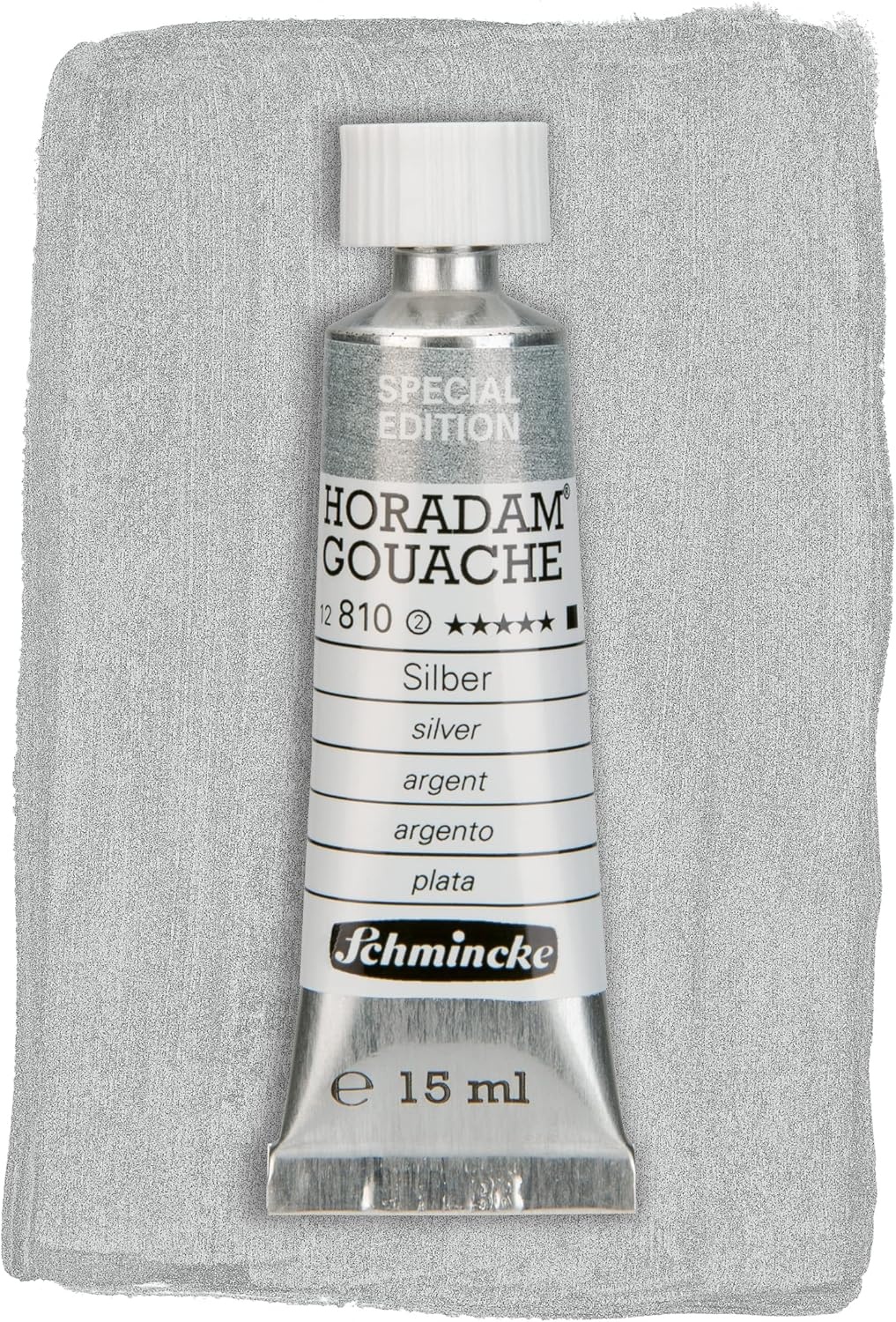 Schmincke – HORADAM® Gouache, helio turquoise, 478, 15 ml, finest gouache color, highest concentration of pigments, luminosity and depth of color(810 silver)