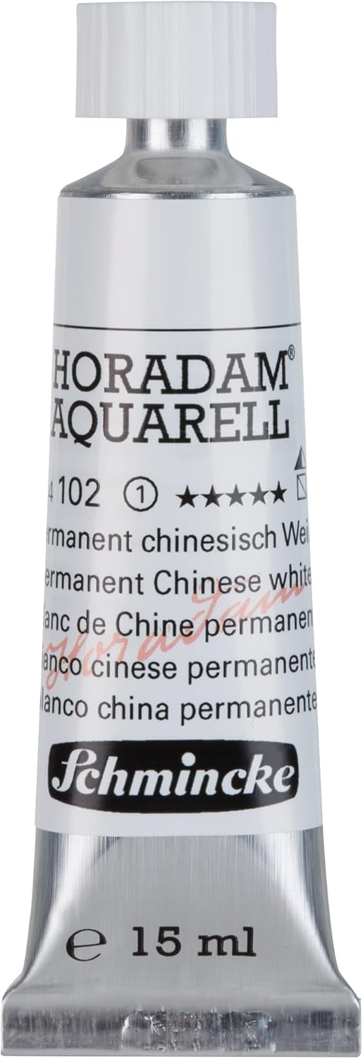 Schmincke – HORADAM® AQUARELL – finest artists’ watercolours, vanadium yellow – 15 ml(102 permanent Chinese white)