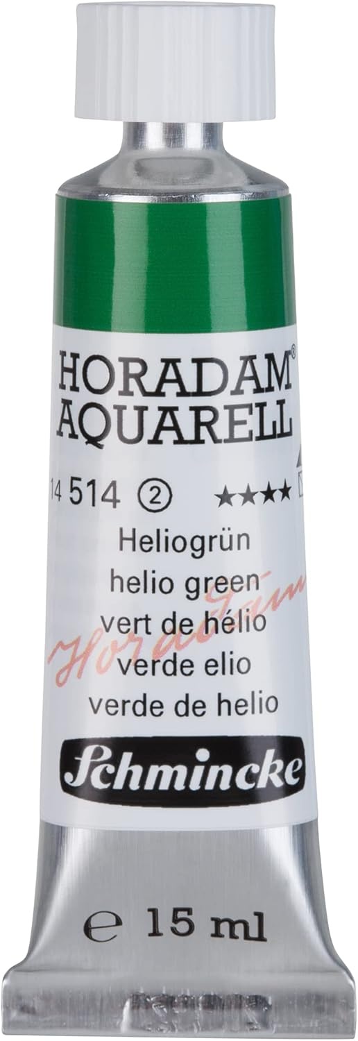 Schmincke – HORADAM® AQUARELL – finest artists’ watercolours, vanadium yellow – 15 ml(514 helio green)