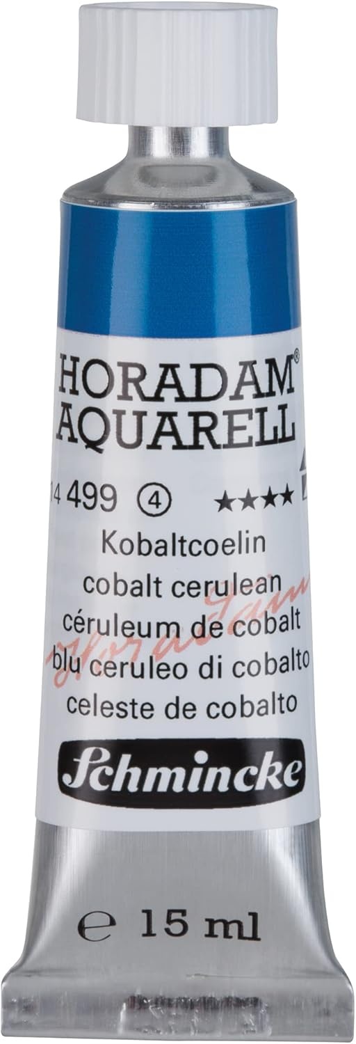 Schmincke – HORADAM® AQUARELL – finest artists’ watercolours, vanadium yellow – 15 ml(499 cobalt cerulean)