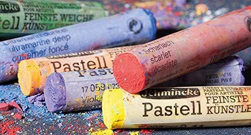 Schmincke – Pastel, premium set with 200 colors, 77 200 097, wooden box with 200 pastel pencils, handmade pastels, brilliant, velvet matt, highest lightfast colors(200 Count (Pack of 1))