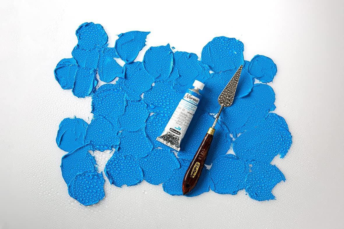 Schmincke – NORMA® Blue, 5027025, 60 ml, Linseed oil Blue, binder additive for water-paintable oil paints, vegan, modified linseed oil(Glaze)